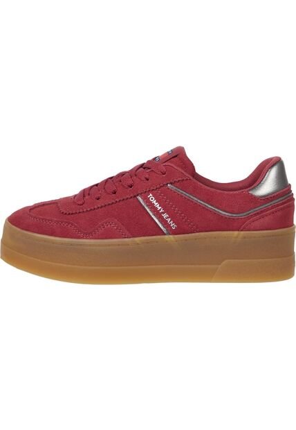 Tenis Rojo The Greenwich Con Plataforma Tommy Hilfiger