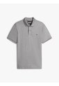 Polo Gris De Punto Interlock De Corte Regular Tommy Hilfiger de Tommy Hilfiger