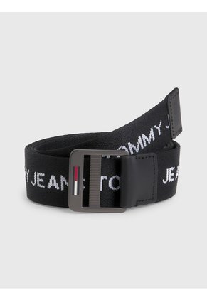 Cinturón Negro Trenzado Baxter Essential Tommy Hilfiger