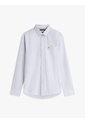 Camisa Azul De Rayas Anchas Con Corte Regular Tommy Hilfiger de Tommy Hilfiger