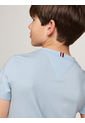 Camiseta Niño Celeste Essential De Cuello Redondo Tommy Hilfiger de Tommy Hilfiger