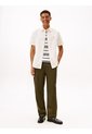 Camisa Beige Heritage Oxford Con Diseño De Rayas Tommy Hilfiger de Tommy Hilfiger