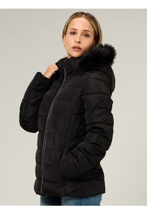 Chaqueta Negra Acolchada Tommy Hilfiger
