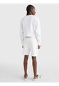 Sudadera Cropped Holgada Con Ola Estampada Blanco Tommy Jeans de Tommy Hilfiger