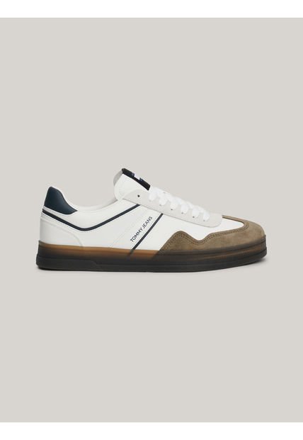 Tenis Blanco The Greenwich De Cuero Tommy Hilfiger