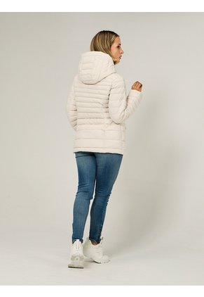 Chaqueta Beige Ligera Acolchada Tommy Hilfiger