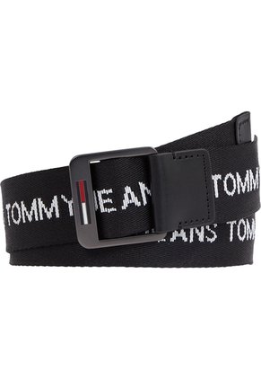 Cinturón Negro Trenzado Baxter Essential Tommy Hilfiger