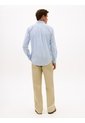 Camisa Celeste Flex Polin Con Rayas Tommy Hilfiger de Tommy Hilfiger