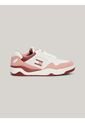 Tenis Rosa De Cuero Con Toques De Color Tommy Hilfiger de Tommy Hilfiger