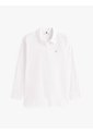 Camisa Blanca De Popelín Con Corte Oversize Tommy Hilfiger de Tommy Hilfiger