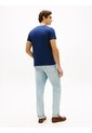 Camiseta Azul De Cuello Redondo Y Corte Extra Slim Tommy Hilfiger de Tommy Hilfiger