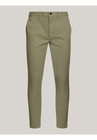 Pantalón Verde Chino Essential Bleecker De Sarga Tommy Hilfiger Tommy Hilfiger