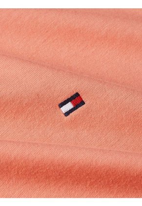 Camiseta Beige Essential Con Logo Tommy Hilfiger