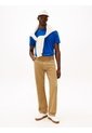 Camiseta Celeste De Cuello Redondo Con Logo Bordado Tommy Hilfiger de Tommy Hilfiger