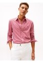 Camisa Multicolor Manga Larga Regular De Popelín Flex Con Cuadros Gingham Tommy Hilfiger de Tommy Hilfiger