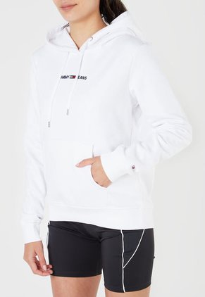 Hoodie Blanco-Azul Tommy Jeans