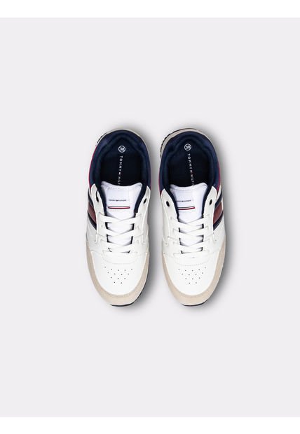 Tenis Multicolor De Corte Bajo Con Cordones Tommy Hilfiger