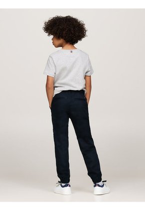 Jogger Azul Niño Con Logo Monotipo En Los Cordones Tommy Hilfiger