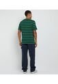 Camiseta Verde Regular Fit A Rayas Tommy Hilfiger de Tommy Hilfiger