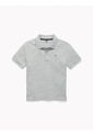 Polo Gris Manga Corta En Piqué De Algodón Tommy Hilfiger de Tommy Hilfiger