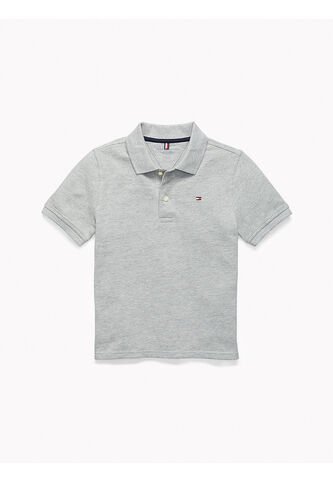 Polo Gris Manga Corta En Piqué De Algodón Tommy Hilfiger Tommy Hilfiger