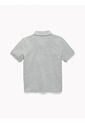 Polo Gris Manga Corta En Piqué De Algodón Tommy Hilfiger de Tommy Hilfiger