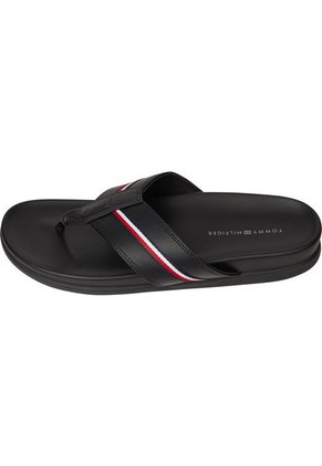 Sandalias Distintivas Hombre Negro Tommy Hilfiger
