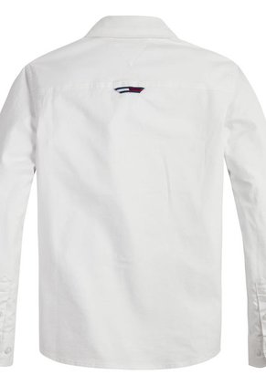 Camisa Niño De Sarga Con Bolsillo En El Pecho Blanco Tommy Hilfiger