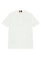 Polo Niño De Piqué De Algodón Orgánico Blanco Tommy Hilfiger de Tommy Hilfiger