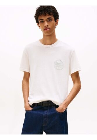 Camiseta Blanca Heritage Con Logo De Béisbol Tommy Jeans Tommy Hilfiger