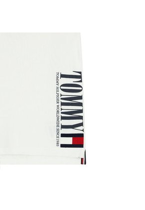 Polo Niño De Piqué De Algodón Orgánico Blanco Tommy Hilfiger