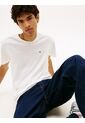 Camiseta Blanca De Corte Regular Con Logo Bordado Tommy Jeans de Tommy Hilfiger