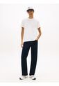 Camiseta Blanca De Corte Regular Con Logo Bordado Tommy Jeans de Tommy Hilfiger