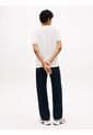 Camiseta Blanca De Corte Regular Con Logo Bordado Tommy Jeans de Tommy Hilfiger