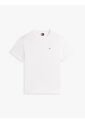 Camiseta Blanca De Corte Regular Con Logo Bordado Tommy Jeans de Tommy Hilfiger