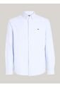 Camisa Celeste Oxford De Corte Regular Tommy Jeans de Tommy Hilfiger