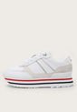 Tenis Lifestyle Blanco-Gris-Azul-Rojo Tommy Hilfiger de Tommy Hilfiger