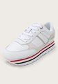 Tenis Lifestyle Blanco-Gris-Azul-Rojo Tommy Hilfiger de Tommy Hilfiger