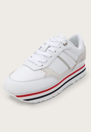 Tenis Lifestyle Blanco-Gris-Azul-Rojo Tommy Hilfiger