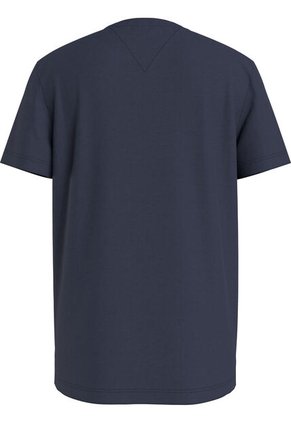 Camiseta Azul Manga Corta Con Logo Gráfico Tommy Hilfiger