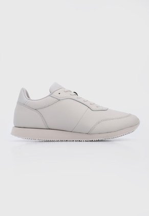 Tenis Lifestyle Beige Tommy Hilfiger Runner Lo Leather