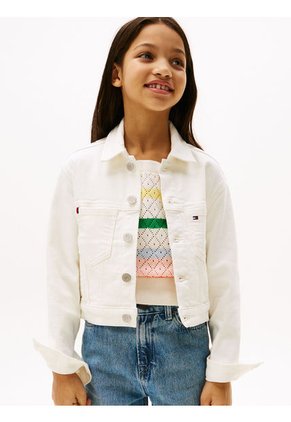 Chaqueta Blanca Vaquera Jeans Trucker Blanca Tommy Hilfiger