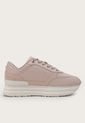 Tenis Lifestyle Palo Rosa-Beige-Blanco Tommy Hilfiger de Tommy Hilfiger