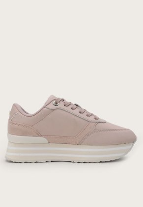 Tenis Lifestyle Palo Rosa-Beige-Blanco Tommy Hilfiger