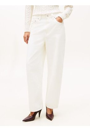 Jeans Blanco Denim De Corte Barrel Tommy Hilfiger