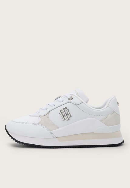Tenis Lifestyle Blanco-Beige-Dorado Tommy Hilfiger