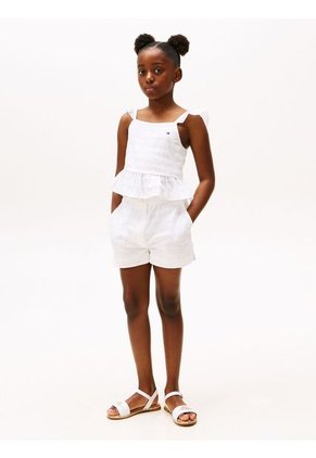 Pantalonetas Blanco Texturizados Tommy Hilfiger