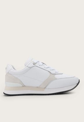 Tenis Lifestyle Blanco-Beige-Dorado Tommy Hilfiger