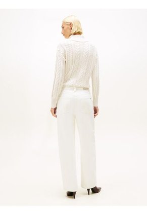 Jeans Blanco Denim De Corte Barrel Tommy Hilfiger