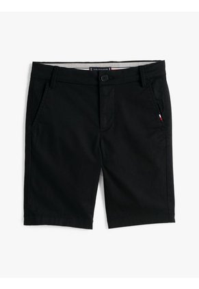 Bermudas Negro Chino 1985 Collection Para Niño Tommy Hilfiger